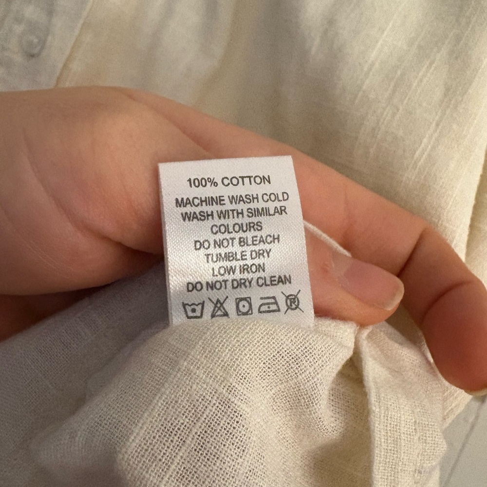 ABLE Cream Button-Up Top - Picture 3 of 5